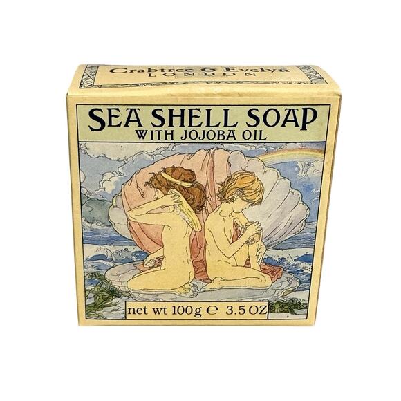 Crabtree & Evelyn London Sea Shell Soap with Jojoba Oil 3.5 oz Vintage 1978 - Picture 3 of 9